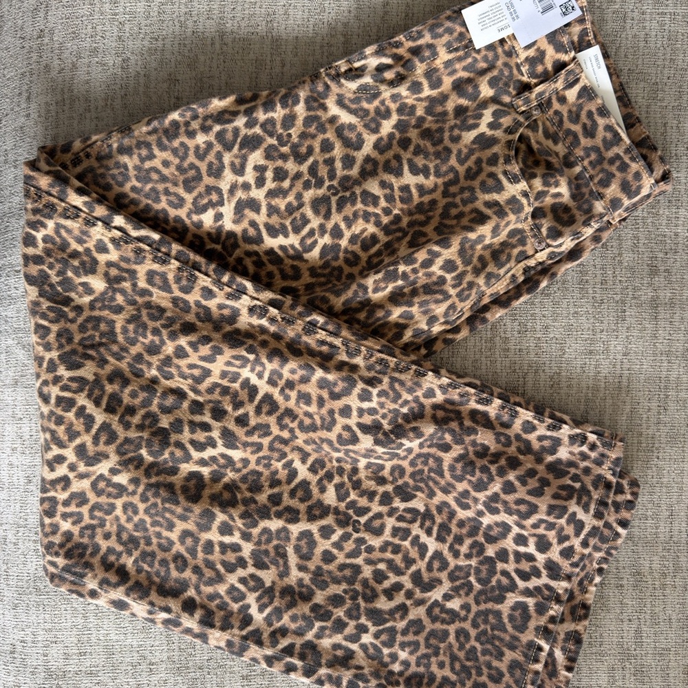 American eagle printed low rise wide leg pants